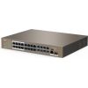 Ip-com Tenda TEF1126P-24-250W Fast Ethernet (10/100) Power over Ethernet (PoE) 1U Grey