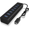 Raidsonic ICY BOX IB-HUB1700-C3 - USB 3.0 HUB 7x