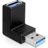 Delock USB 3.0 Adapter plug-socket 90 degrees angled