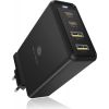 Raidsonic Icy Box IB-PS104-PD, charger (black, 4-port wall charger)