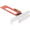 DeLOCK PCIe x4> 1xM.3 / NF1 slot LP 90401