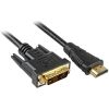 Sharkoon Adapter HDMI -> DVI-D (24+1) black 3,0m