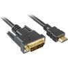 Sharkoon Adapter HDMI -> DVI-D (18+1) black 3,0m