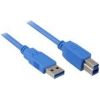 Sharkoon Cable USB 3.0 A-B black 2m