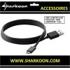 Sharkoon USB 2.0 A-B Micro black 3,0m