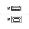 Sharkoon USB 2.0 A-B Mini black 2m