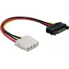 Delock Power 15pin SATA ->4pin Molex