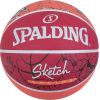 Basketbola Bumba SPALDING SKETCH JUMP S.7 RED WHITE