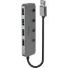 Lindy 4 port USB 3.0 hub with on/off switches, USB hub