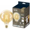 WiZ Whites LED Bulb Filament Amber G125 E27 (replaces 50 Watt)