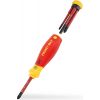 Wiha Screwdriver with bit magazine PocketMax electric (red/yellow, 5 pieces)