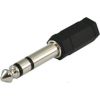 SSQ HA1 SS-1820 Adapter Jack Stereo 3,5 mm female - Jack Stereo 6,3 mm male Black