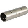 SSQ HA13 SS-1853 Adapter XLR male - XLR male Chrome