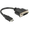 DeLOCK Adap Mini HDMI -> 24+1 St-Bu - 20cm