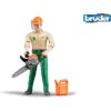 BRUDER Forestry worker with accessories, 60030