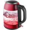 Concept RK4081 electric kettle 1.7 L 2200 W Black, Red, Stainless steel, Transparent