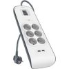Belkin BSV604ca2m White 6 AC outlet(s) 2 m