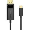 Choetech XCP-1801BK USB-C to Display Port cable, unidirectional, 4K, 1.8m (black)