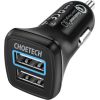 Choetech Car Charger 30W QC 3.0 Dual Ports (black)