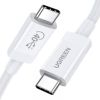 USB-C to USB-C UGREEN USB4 Cable, 40Gbps, 0.8m (White)