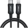 Acefast cable MFI USB Type C - Lightning 1,8m, 30W, 3A black (C4-01 C Black)