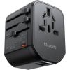 Universal wall charger Mcdodo EU/US/AU/UK CP-3471, PD 20W (black)