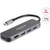 DeLOCK 3P USB Hub+4K HDMI+USB-C+PD 85W - 64171 Usb HUB