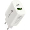 everActive SC-370Q wall charger with USB QC3.0 socket and USB-C PD PPS 25W