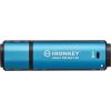 Kingston IronKey Vault Privacy 50 8 GB USB stick (light blue/black, USB-A 3.2 Gen 1)