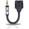 OEHLBACH Art. No. 35018 I-JACK AD 35/235 MOBILE Y-ADAPTER, 3.5 MM AUDIO JACK TO 2 X 3.5 MM AUDIO JACK Art. No. 35018