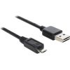 DeLOCK EASY USB2.0-A>Micro-B Plug/Plug 1m black