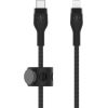 Belkin CAA011BT3MBK USB cable 3 m USB C USB C/Lightning Black