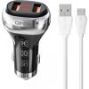 LDNIO C2 2USB Car charger + MicroUSB Cable