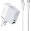 Wall charger LDNIO A2620C USB, USB-C 65W + USB-C - USB-C cable