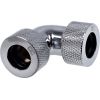 Alphacool Eiszapfen 90° 13mm L connector for pipes 1/4", chrome-plated - 17295