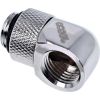 Alphacool Eiszapfen 90° L-angle adapter short 1/4", chrome-plated - 17249