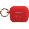 Guess GUACAPSILGLRE AirPods Pro cover czerwony|red Silicone Glitter