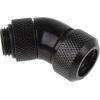 Alphacool Eiszapfen 45° pipe connection 1/4" on 13mm, black - 17407