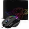 Spirit Of Gamer Pro Series Gaming Mouse PRO-M3 RGB + Mouse Pad Black