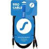 SSQ MiJRCA1 - Kabel mini jack stereo- 2xRCA 1 metrowy Dažādi vadi