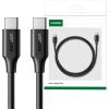 Cable USB-C to USB-C UGREEN 15177, 1,5m (black)