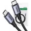 Cable USB-C to USB-C UGREEN 15311, 1m (gray)