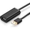 USB 2.0 extension cable UGREEN US121, active, 10m (black)