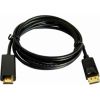 Kabelis Brackton DisplayPort Male - HDMI Male 2m Black