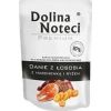 Dolina Noteci DOLINA NOTECI PIES 300g DANIE ŁOSOŚ Z MARCHEWKĄ I RYŻEM, saszetka dla ras małych /10