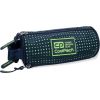 Three zippers pencil pouch CoolPack Omni Dots Yellow / Navy