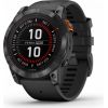 Garmin Fēnix 7X Pro Solar Slate Gray Stainless Steel with Black Band