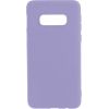 Evelatus  
       Samsung  
       Galaxy S10e Nano Silicone Case Soft Touch TPU 
     Blue