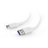 Gembird USB 3.0 cable to type-C (AM/CM), 1m, white