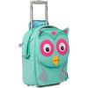 Affenzahn childrens suitcase Eluise Owl, trolley (turquoise/pink)